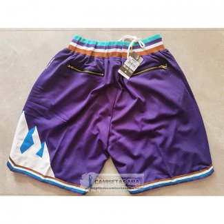 Pantalone Utah Jazz Mitchell & Ness 1996-97 Violeta-2