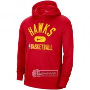 Sudaderas con Capucha Atlanta Hawks Performance Practice 2021-22 Rojo