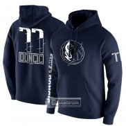 Sudaderas con Capucha Dallas Mavericks Luka Doncic Azul2