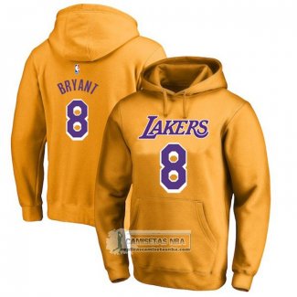 Sudaderas con Capucha Los Angeles Lakers Kobe Bayant Amarillo2