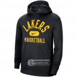 Sudaderas con Capucha Los Angeles Lakers Performance Practice 2021-22 Negro