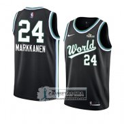 Camiseta 2019 Rising Star Lauri Markkanen World Negro