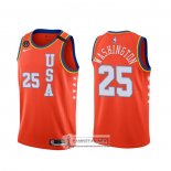 Camiseta 2020 Rising Star P. J. Washington USA Rojo