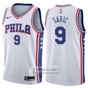 Camiseta 76ers Dario Saric Swingman Association 2017-18 Blanco