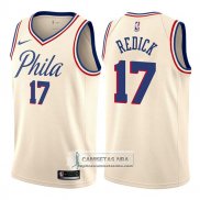 Camiseta 76ers J.j. 2017-18 Rojoick Ciudad 2017-18 Crema