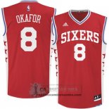 Camiseta 76ers Okafor Rojo