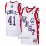 Camiseta All Star 2004 Dirk Nowitzki Blanco