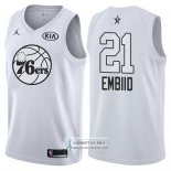Camiseta All Star 2018 76ers Jimmy Joel Embiid Blanco
