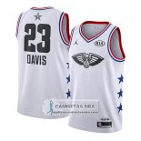 Camiseta All Star 2019 New Orleans Pelicans Anthony Davis Blanco