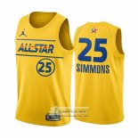 Camiseta All Star 2021 Philadelphia 76ers Ben Simmons Oro