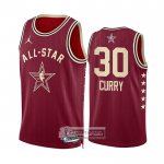 Camiseta All Star 2024 Golden State Warriors Stephen Curry NO 30 Rojo