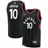 Camiseta Autentico Raptors DeRozan 2017-18 Negro