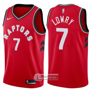 Camiseta Autentico Raptors Lowry 2017-18 Rojo