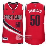 Camiseta Blazers Caleb Swanigan Alternate 2017-18 Rojo