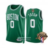 Camiseta Boston Celtics Jayson Tatum NO 0 Icon 2022 NBA Finals Verde