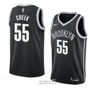 Camiseta Brooklyn Nets Mitch Creek Icon 2018 Negro