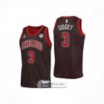 Camiseta Chicago Bulls Josh Giddey NO 3 Statement 2025-26 Negro