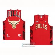 Camiseta Chicago Bulls x AAPE Rojo