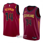 Camiseta Cleveland Cavaliers Dewayne Dedmon Icon 2018 Rojo