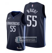 Camiseta Dallas Mavericks Delon Wright Statement Azul