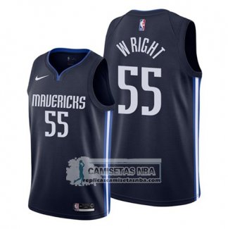 Camiseta Dallas Mavericks Delon Wright Statement Azul