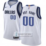 Camiseta Dallas Mavericks Personalizada 2017-18 Blanco