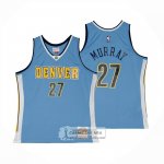 Camiseta Denver Nuggets Jamal Murray NO 27 Mitchell & Ness 2016-17 Azul