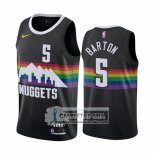 Camiseta Denver Nuggets Will Barton Ciudad Negro