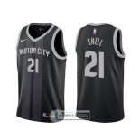 Camiseta Detroit Pistons Tony Snell Ciudad 2019-20 Negro