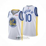 Camiseta Golden State Warriors Jimmy Butler III NO 10 Association 2024-25 Blanco