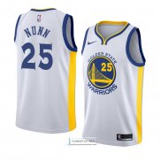 Camiseta Golden State Warriors Kendrick Nunn Association 2018 Bl