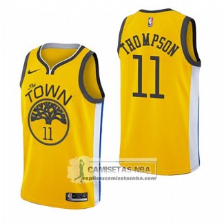 Camiseta Golden State Warriors Klay Thompson Earned 2018-19 Amar