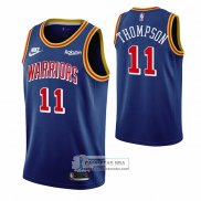 Camiseta Golden State Warriors Klay Thompson NO 11 75th Anniversary Azul