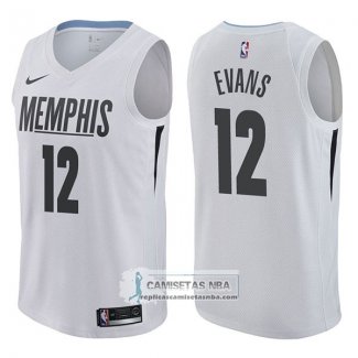 Camiseta Grizzlies Tyreke Evans Ciudad 2017-18 Blanco