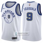 Camiseta Hardwood Warriors Andre Iguodala 2017-18 Blanco