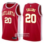 Camiseta Hawks John Collins Classic 2017-18 Rojo