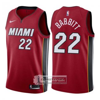 Camiseta Heat Luke Babbitt Statement 2017-18 Rojo