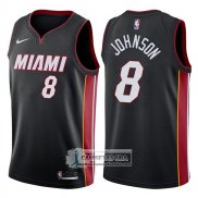 Camiseta Heat Tyler Johnson Icon 2017-18 Negro