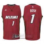 Camiseta Heats Bosh Rojo