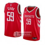 Camiseta Houston Rockets Gary Clark Icon 2018 Rojo