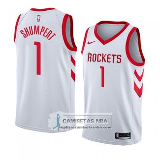 Camiseta Houston Rockets Iman Shumpert Association 2018 Blanco