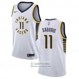 Camiseta Indiana Pacers Domantas Sabonis Association Blanco