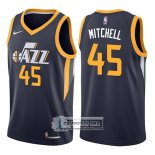 Camiseta Jazz Donovan Mitchell Icon 2017-18 Azul