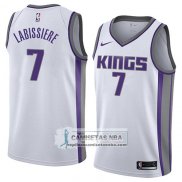 Camiseta Kings Skal Labissiere Association 2018 Blanco