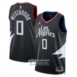 Camiseta Los Angeles Clippers Russell Westbrook NO 0 Statement 2022-23 Negro