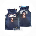 Camiseta Los Angeles Clippers Shai Gilgeous-Alexander NO 2 Ciudad 2025-26 Azul