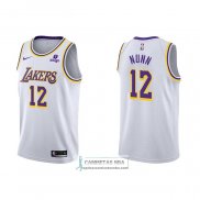 Camiseta Los Angeles Lakers Kendrick Nunn NO 12 Association 2021-22 Blanco