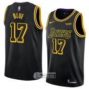 Camiseta Los Angeles Lakers Vander Blue Ciudad 2018 Negro