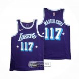Camiseta Los Angeles Lakers x X-BOX Master Chief NO 117 Violeta