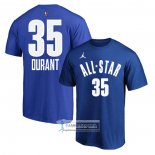 Camiseta Manga Corta All Star 2023 Kevin Durant Azul